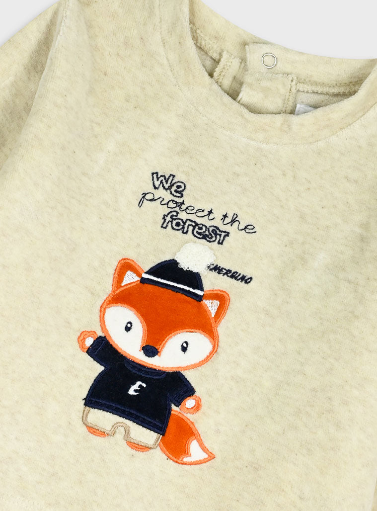 INFANT'S SET(BLOUSE,TROUSERS)