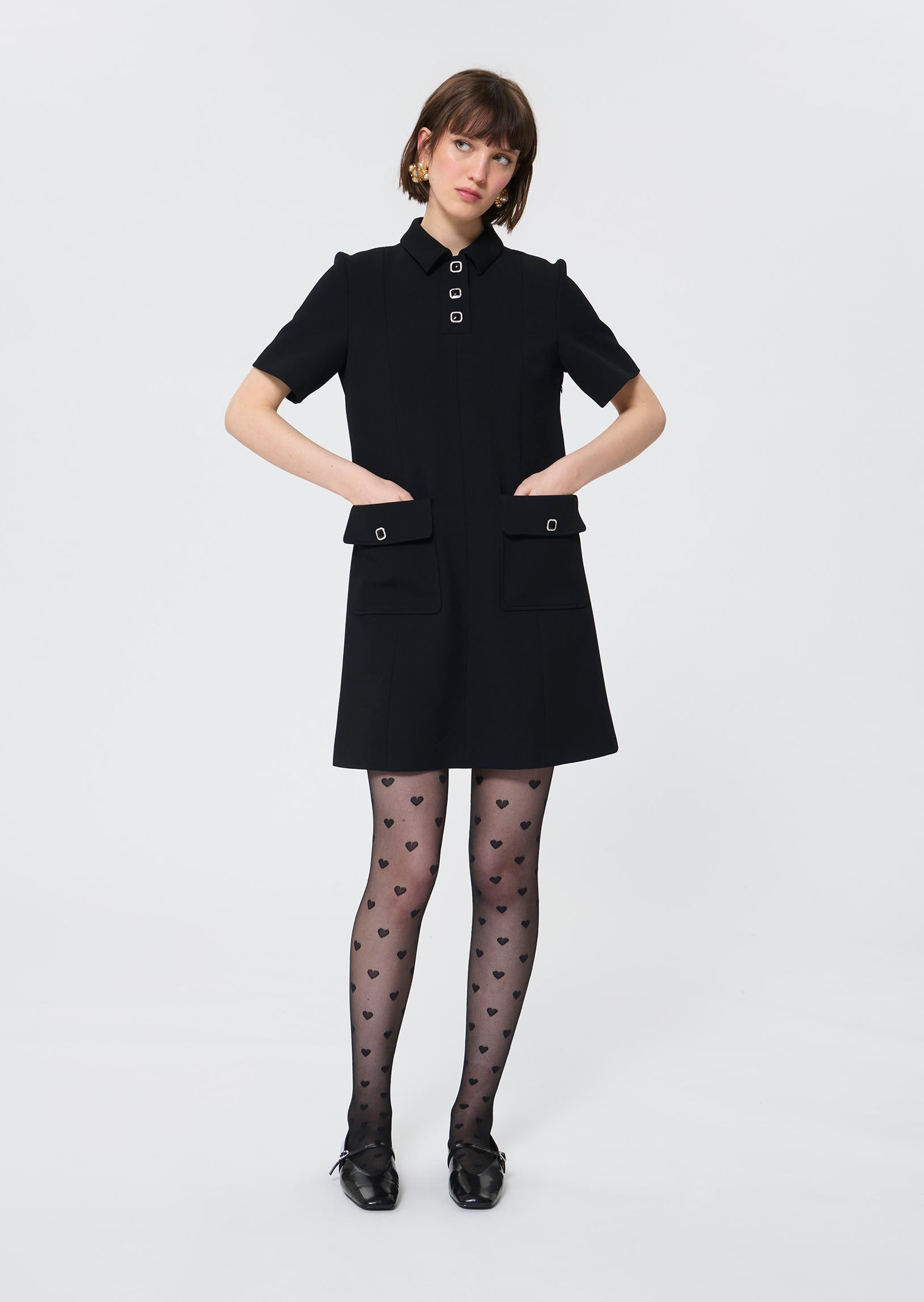 Roanne  black dress for women