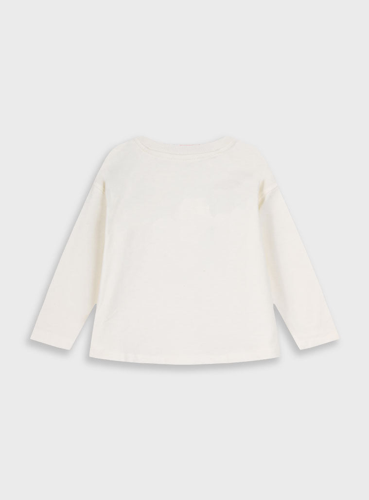 Children's Offwhite Blouse For Girl