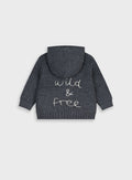Children's Anthracite Cardigan For Boy