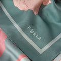 Furla Tortona Carre' 90X90 in Green - Scarves 