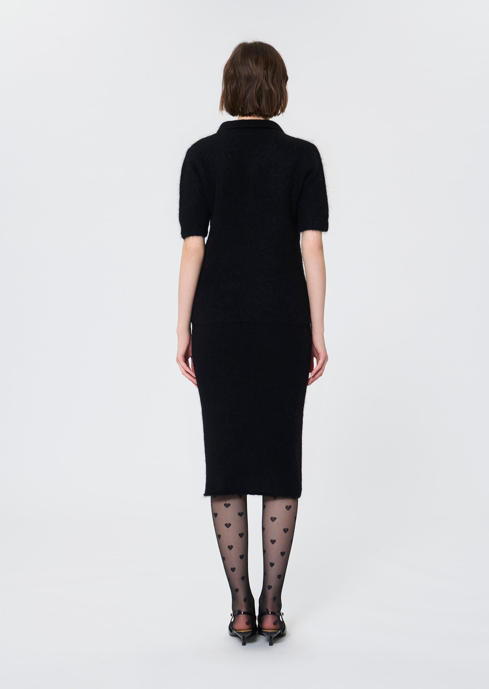 Phileas  mottled grey sweater for women