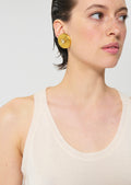 tank top in ecru cotton
