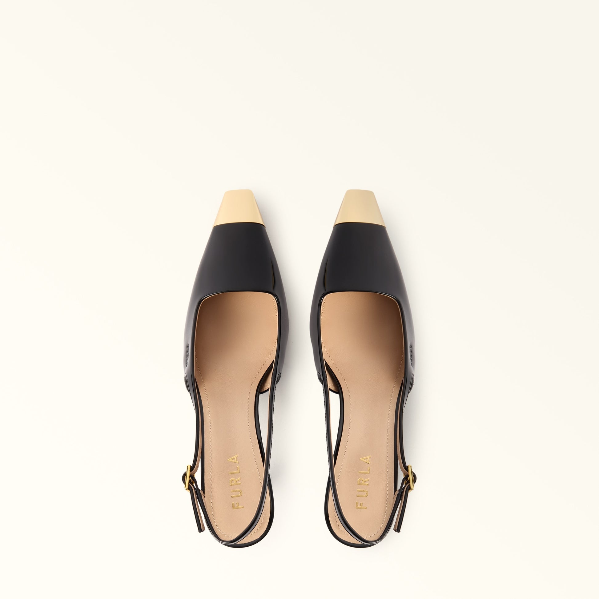 Furla Metal Slingback T.40 in Black - Shoes 
