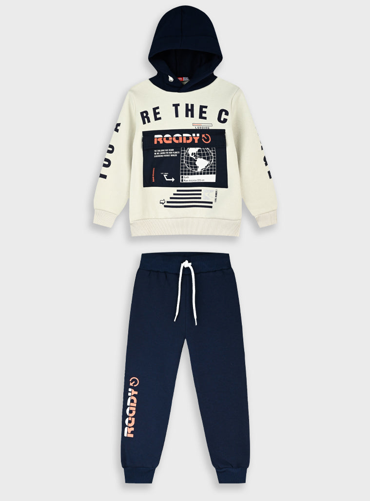 Boy Tracksuit - Navy