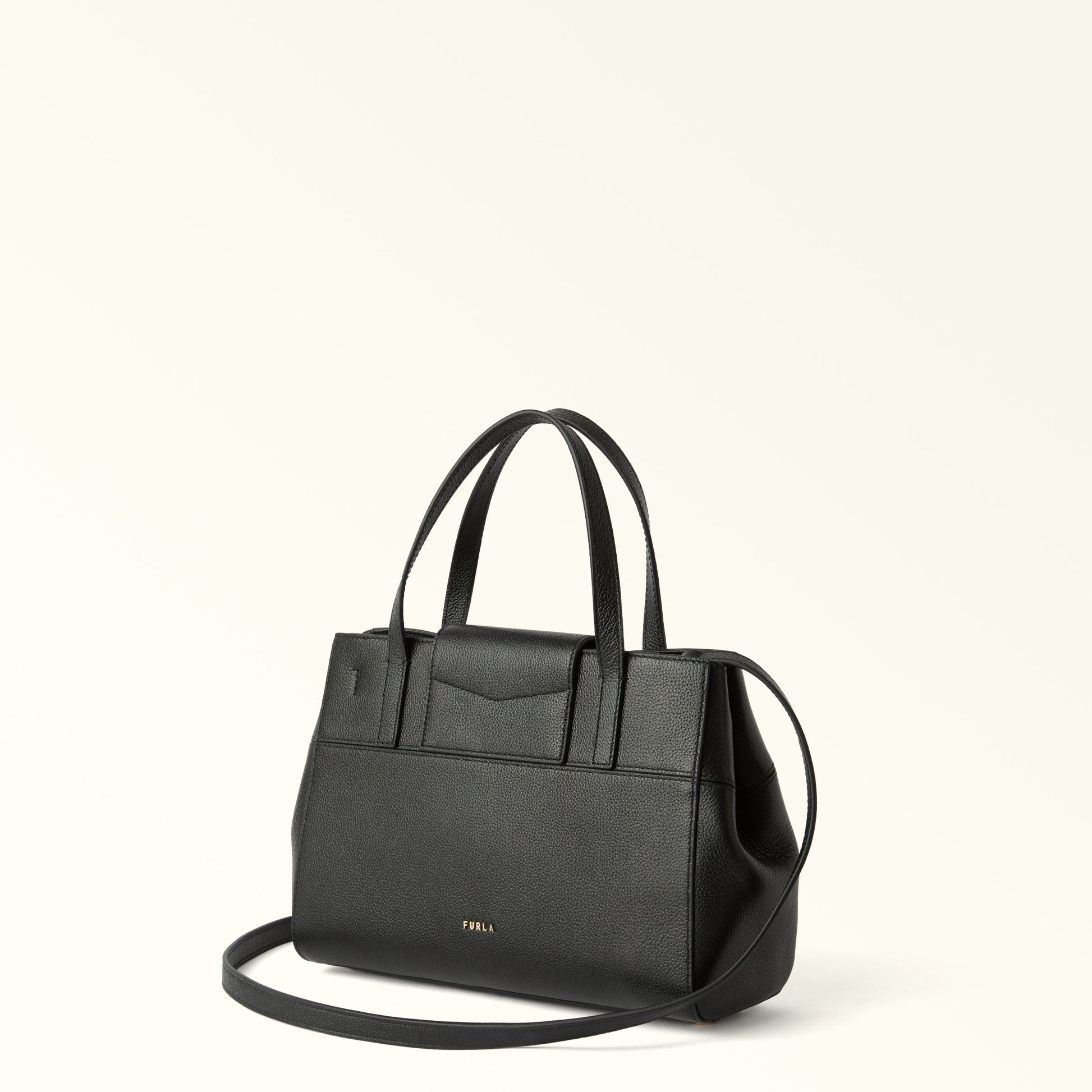 Furla Amelia M Tote in Black - Bags 
