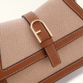 Furla Flow Mini Top Handle in Brown - Bags 