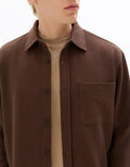 Brown Overshirt for Men
