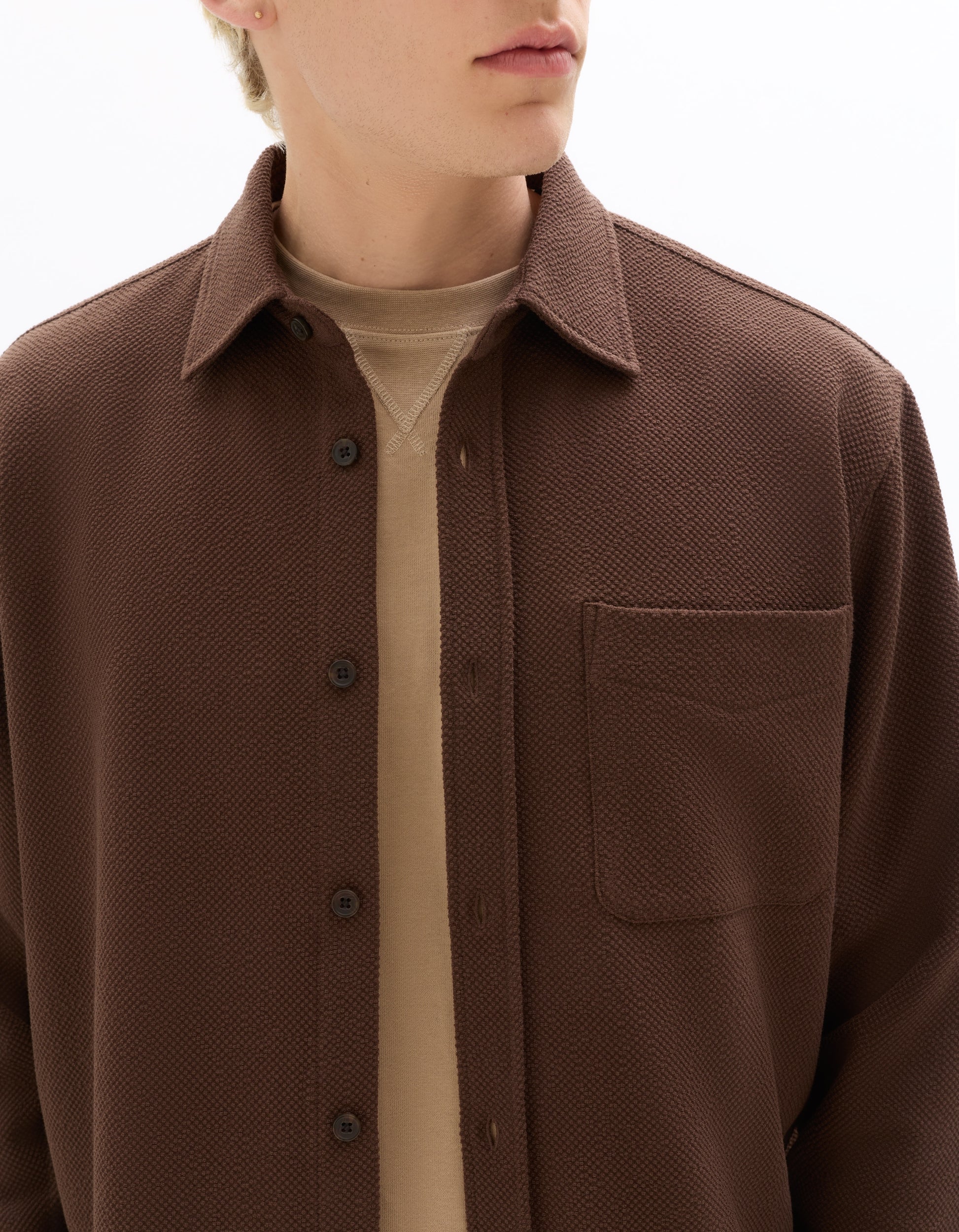 Brown Overshirt for Men