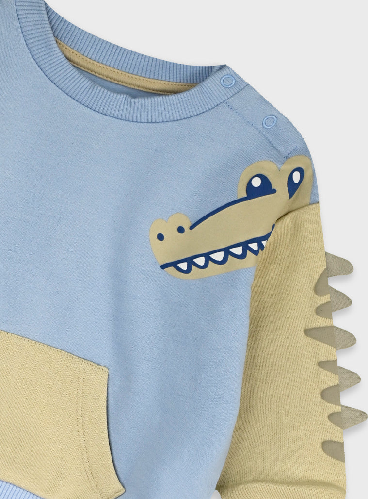 Cotton Boy Set - Light Blue