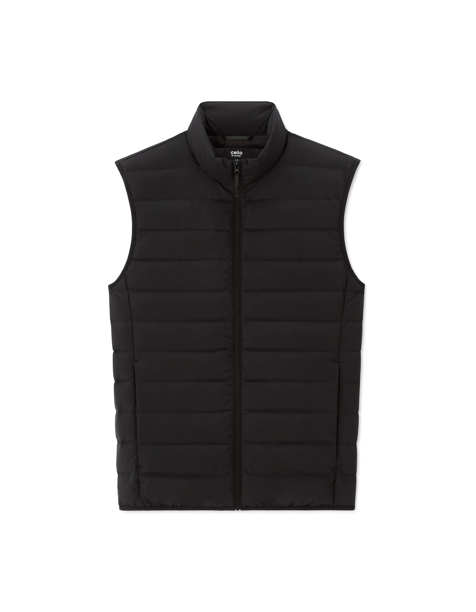 Black Puffy Jacket - Celio Lebanon