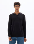 Black Crew Neck Jumper - Celio Lebanon