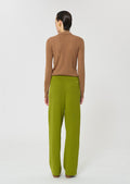 trousers in beige technical mesh
