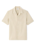 Textured Regular Fit 100% Cotton Short-Sleeve Shirt Celio