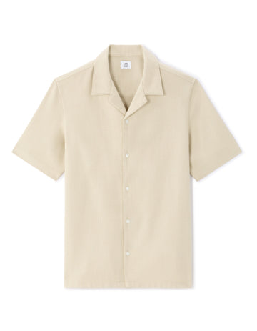 Textured Regular Fit 100% Cotton Short-Sleeve Shirt Celio