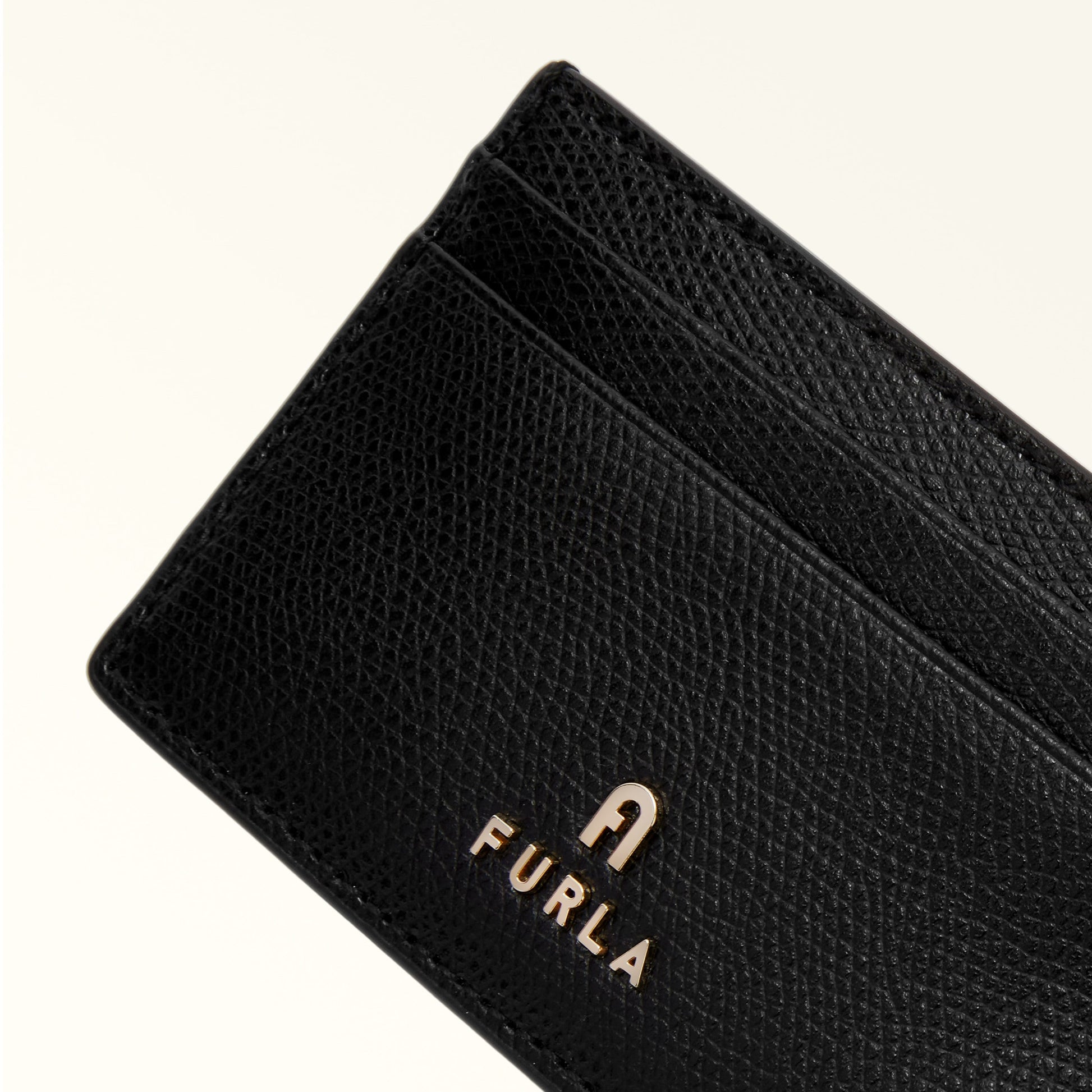 Furla Camelia S Card Case in Black - Wallets 