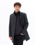Black Puffy Jacket - Celio Lebanon
