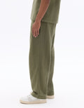 Relaxed Fit Pants<br>100% Cotton Jacquard Celio