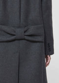 Manola  grey woollen cloth coat