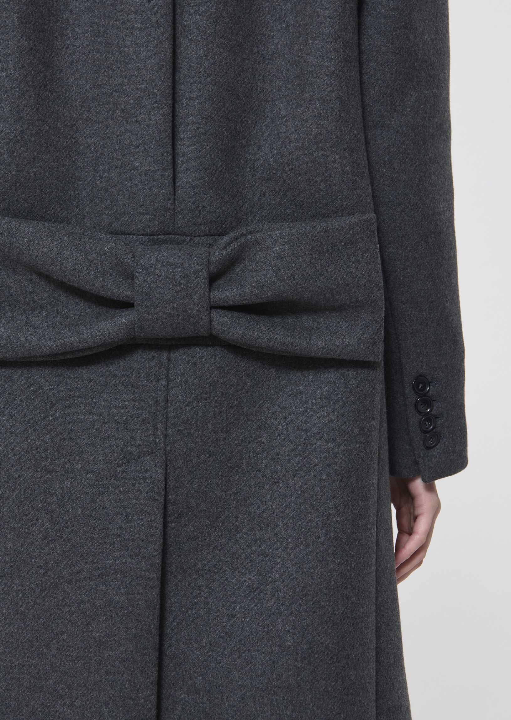 Manola  grey woollen cloth coat
