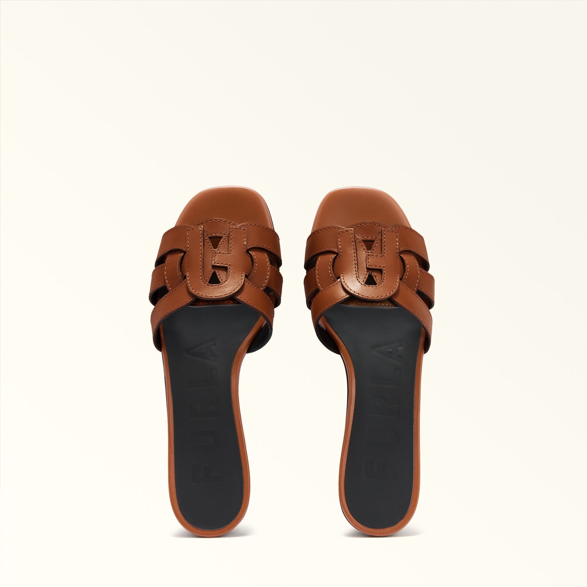 Furla Cilindro Mule Sandal T.50 in Brown - Shoes 