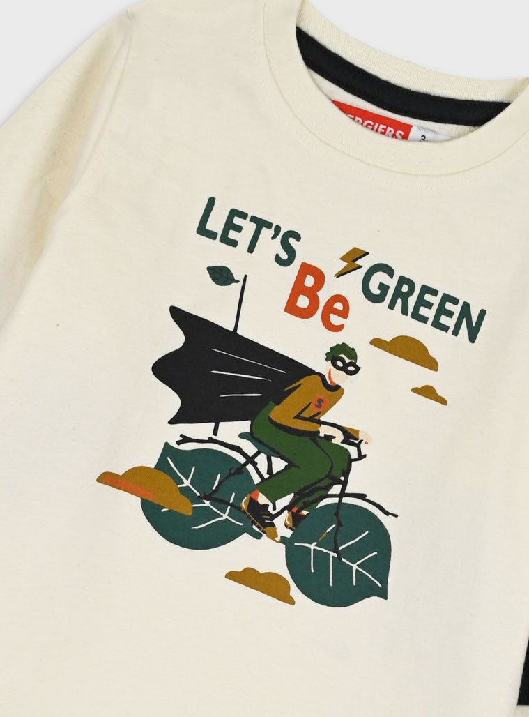 Children's Offwhite Blouse For Boy