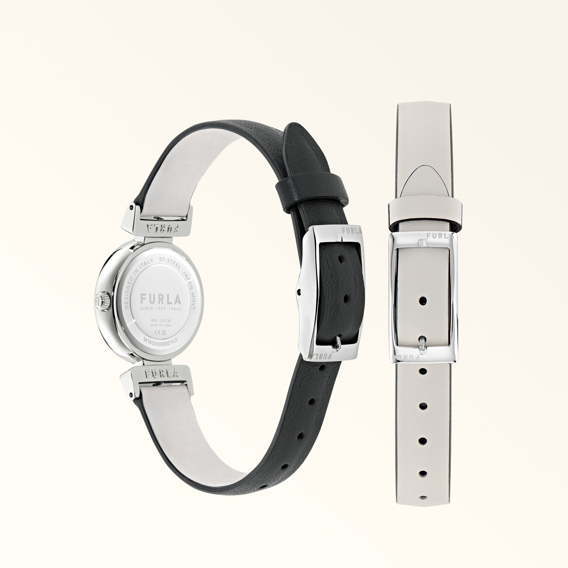 Furla Twist Round Case Watch 25Mm in White - Watches 
