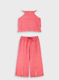 Pink Set(Blouse,Culot?es) for Girls