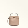 Furla Amelia Mini Bucket Bag in White - Bags 