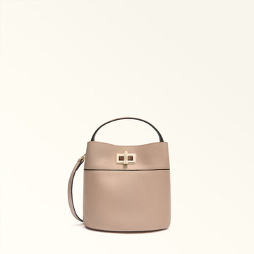 Furla Amelia Mini Bucket Bag in White - Bags 