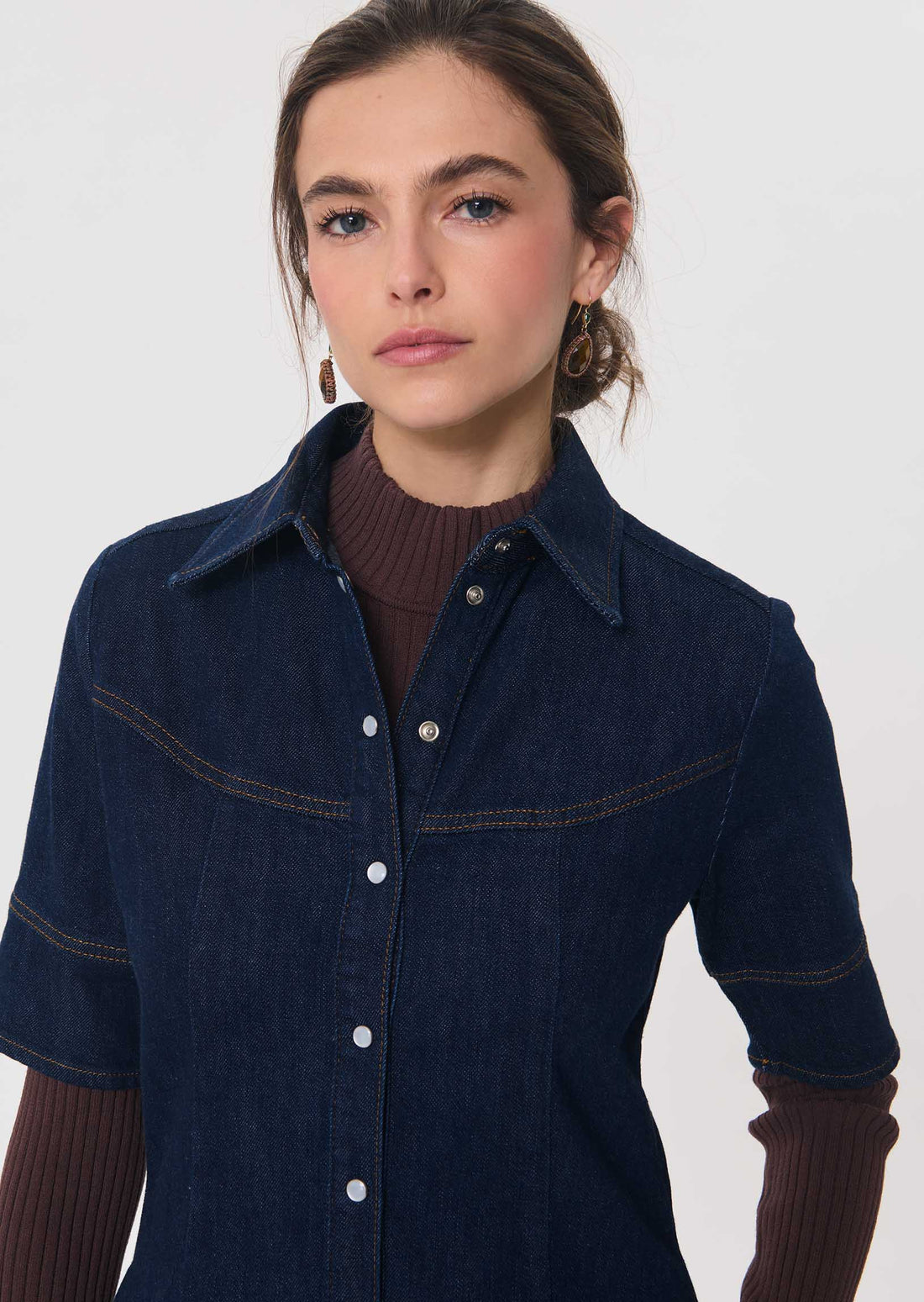 Ritchie dress in navy by Tara Jarmon
