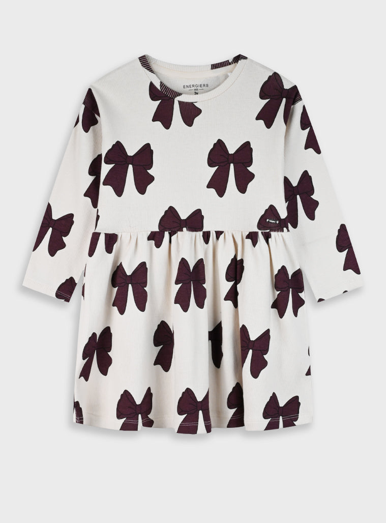 Cotton Girl Dress - Powder