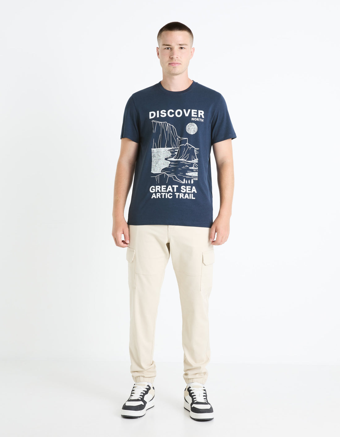 FEDECAMP NAVY BLUE SS TSHIRT - Celio lebanon