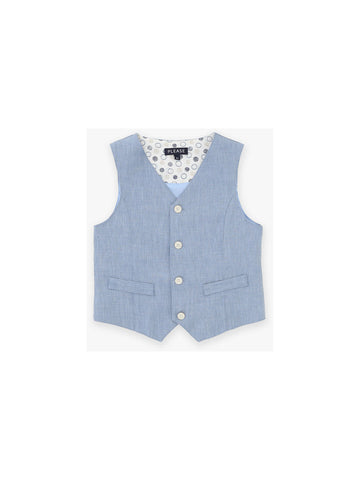 blue vest VEST KHABBAZ