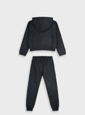 Black Tracksuit(Cardigan,Trousers) for Girls