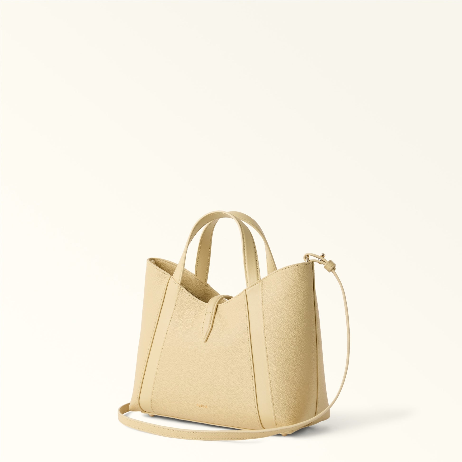 Furla Goccia S Tote in White - Bags 
