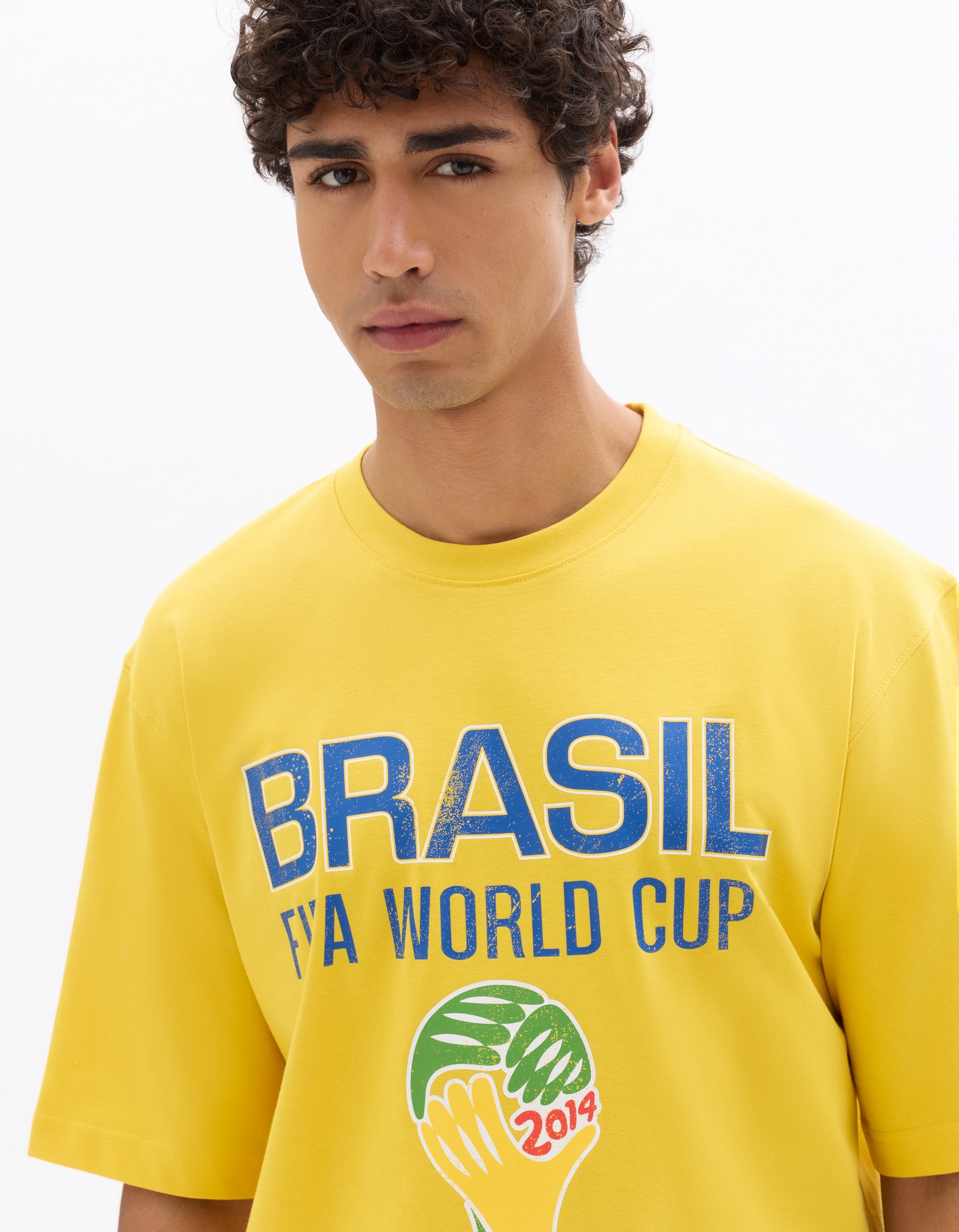 Celio FIFA CLASSICS - FIFA WORLD CUP™ - Yellow T-shirt Brazil 2014 - Yellow
