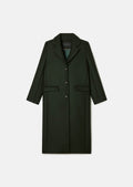 Matthew  English green woollen cloth coat for women