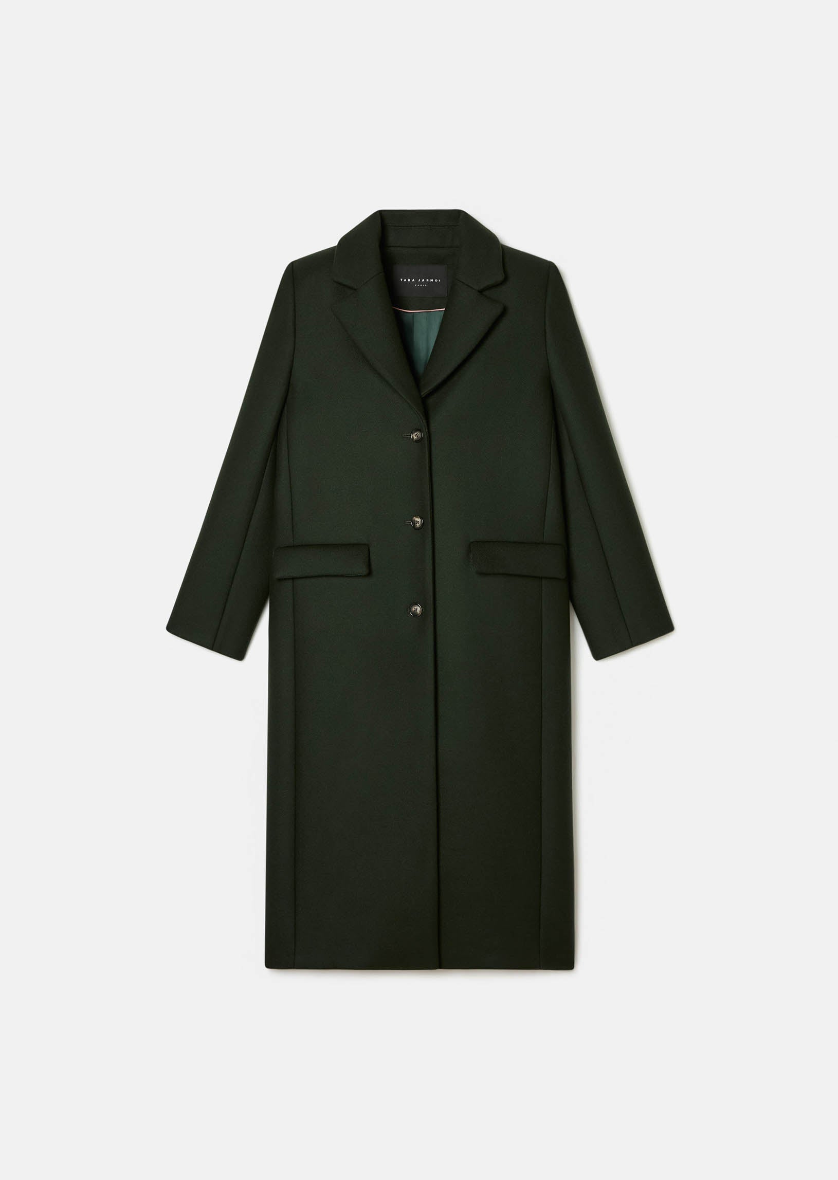 Matthew  English green woollen cloth coat for women