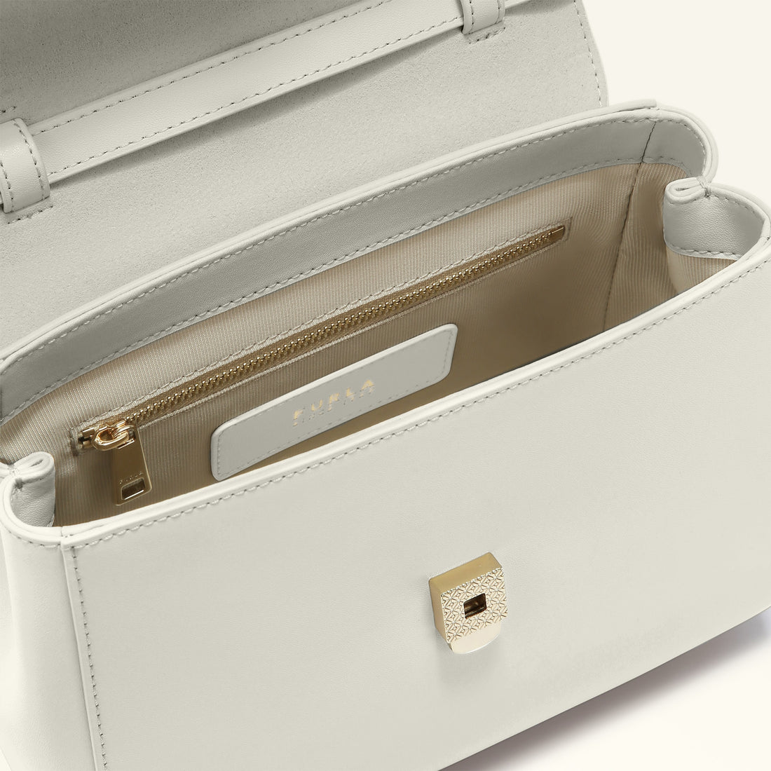 Top Handle Fvg-Furla Meridiana Panna