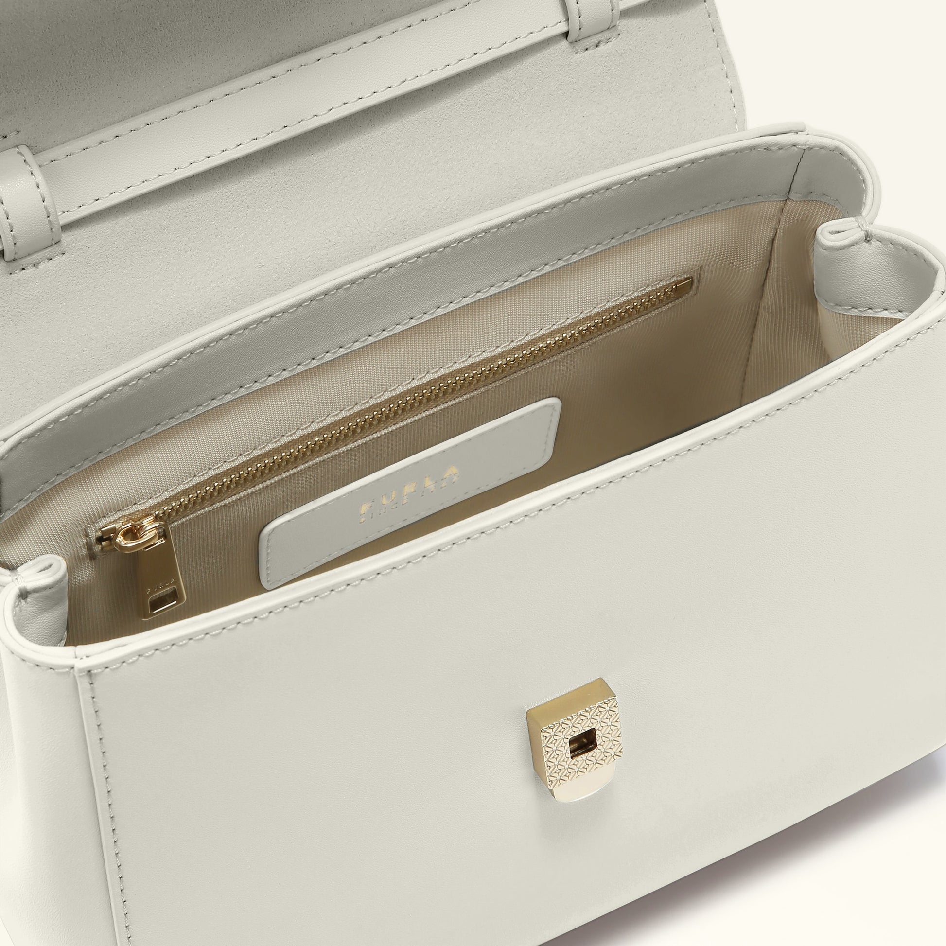 Top Handle Fvg-Furla Meridiana Panna