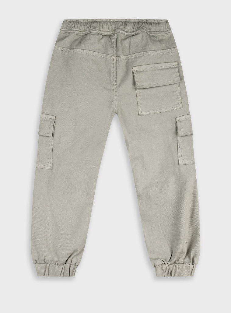 Cotton Boy Trousers - Elephant
