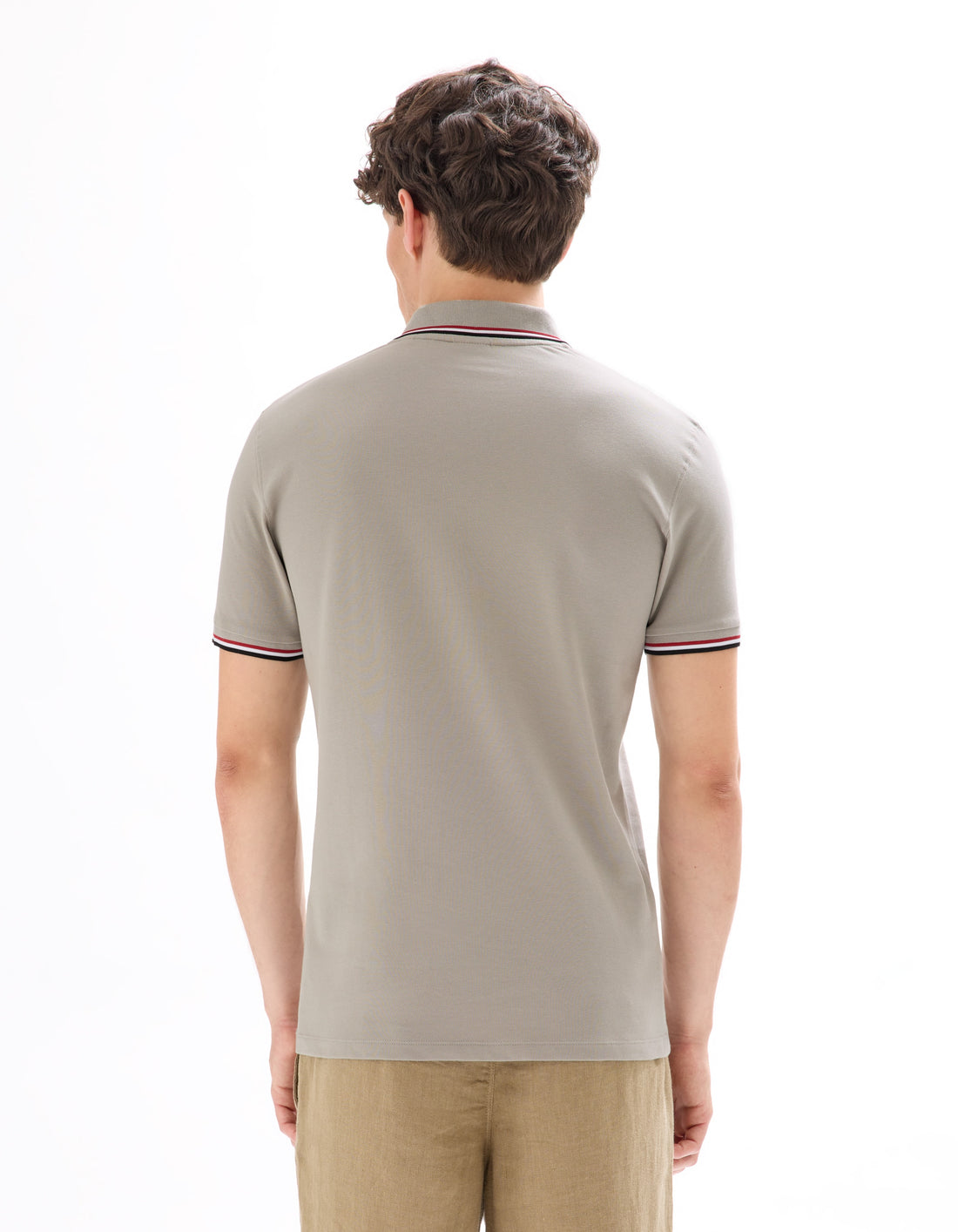 NECETWO LIGHT GREY SS POLO - Celio lebanon