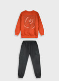 Cotton Boy Tracksuit - Anthracite