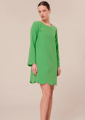 Ruoda green crepe dress by Tara Jarmon Lebanon