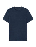 Celio Regular fit crew neck T-shirt 100% Linen - Navy