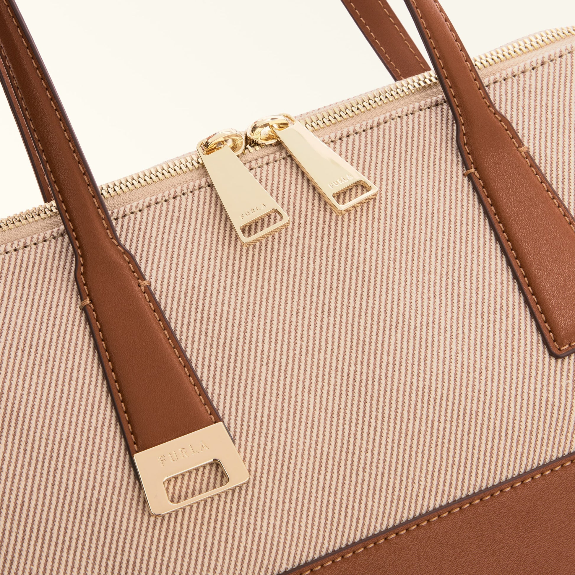 Furla Olivia M Tote in Brown - Bags 