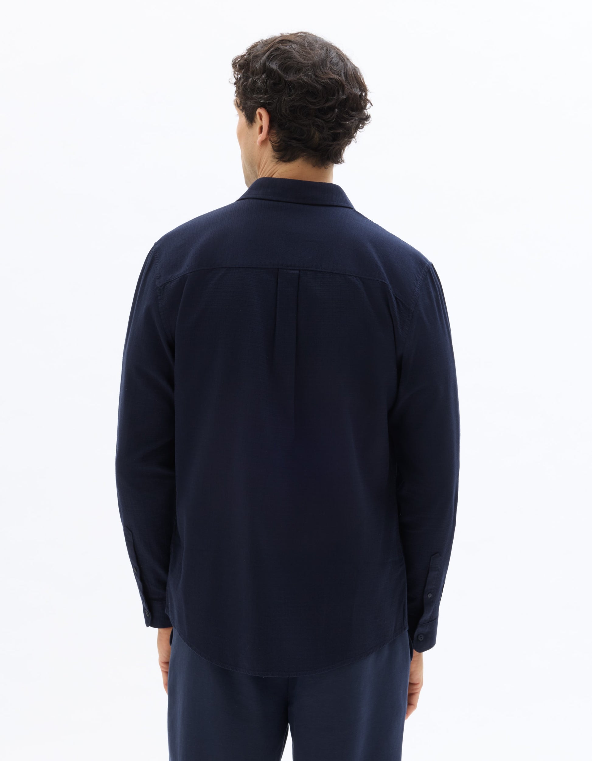 Blue Navy Long sleeves Shirt for men