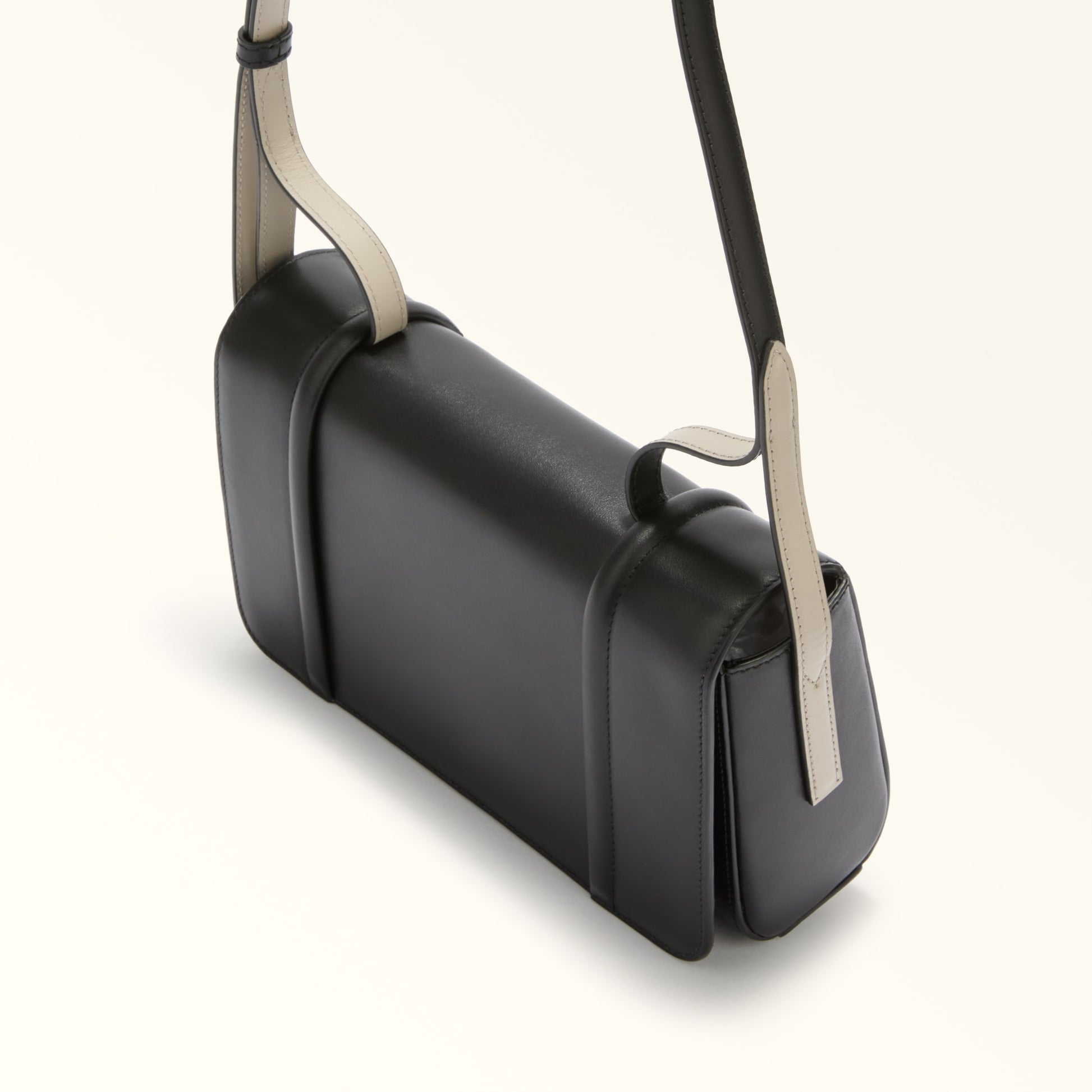 Crossbody Rva-Furla Riva Nero+Vaniglia