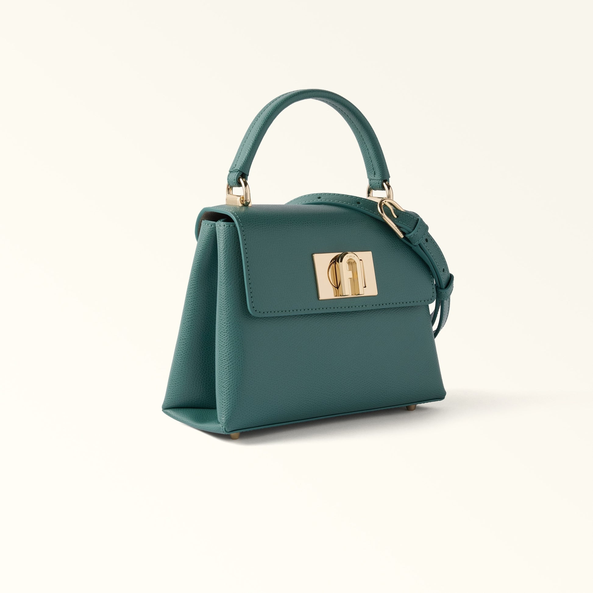 Furla 1927 Mini Top Handle in Green - Bags 